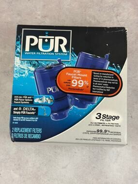 PUR PLUS Faucet Mount Water Replacement Filters 2-PK RF-9999 SEALED
